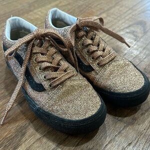 Glitter Vans Shows Kids Size 3